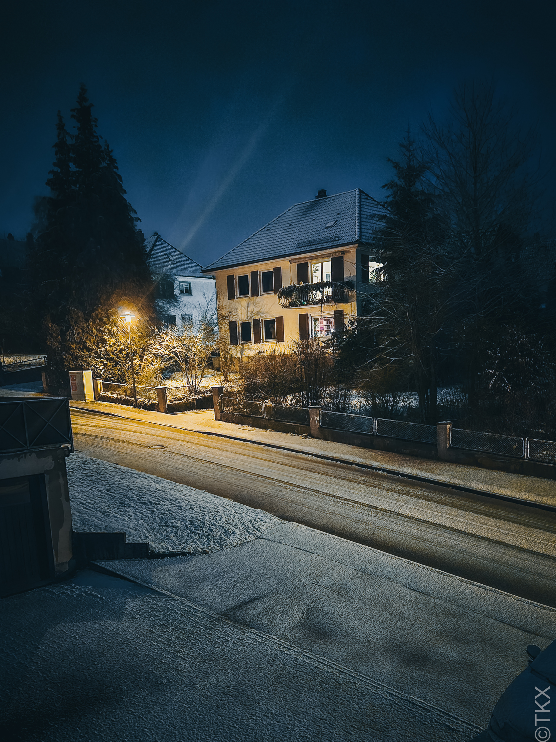 Stadt Donaueschingen im Winter